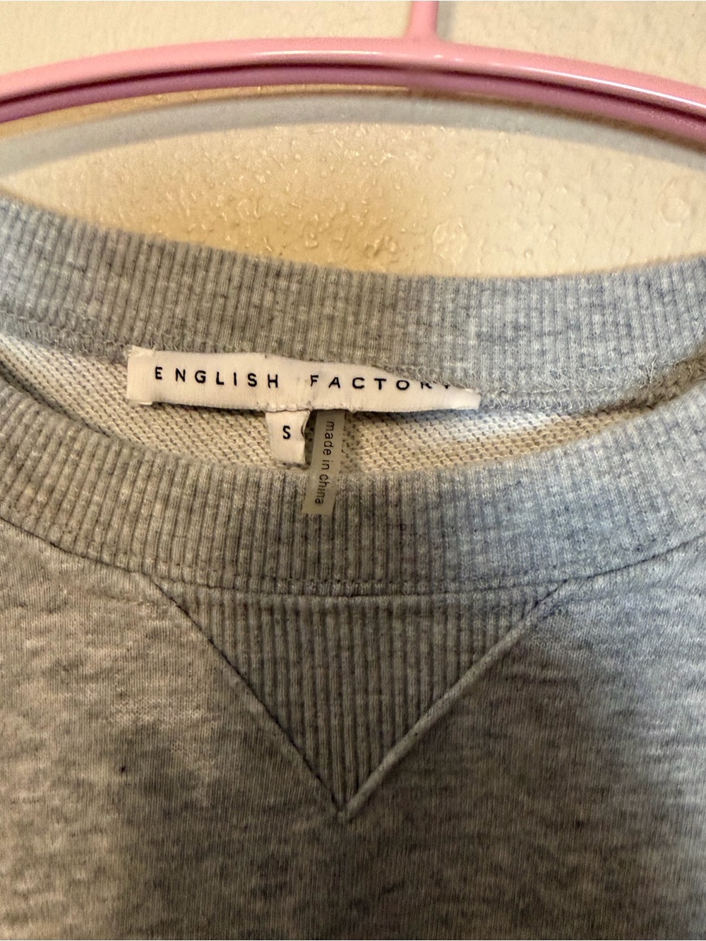 English Factory Poplin Combo Knit Dress Size‎ Small - Picture 4 of 8